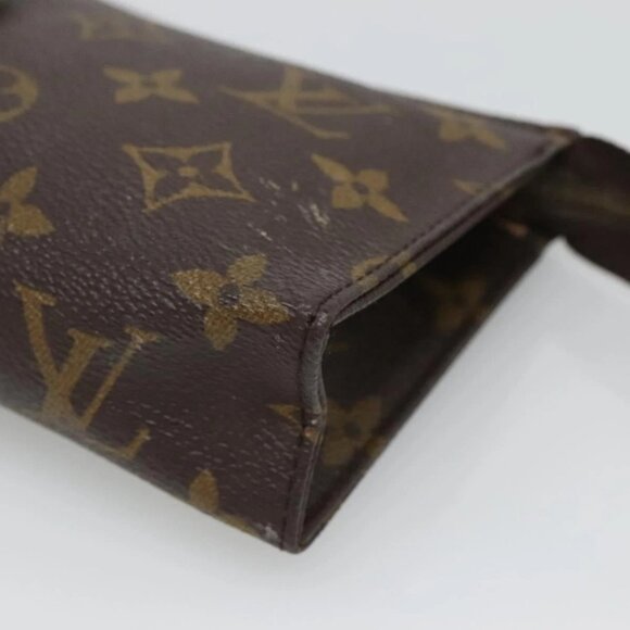 LOUIS VUITTON Monogram Poche Toilette 15 Pouch M47546 LV Auth 126311 - Picture 9 of 16